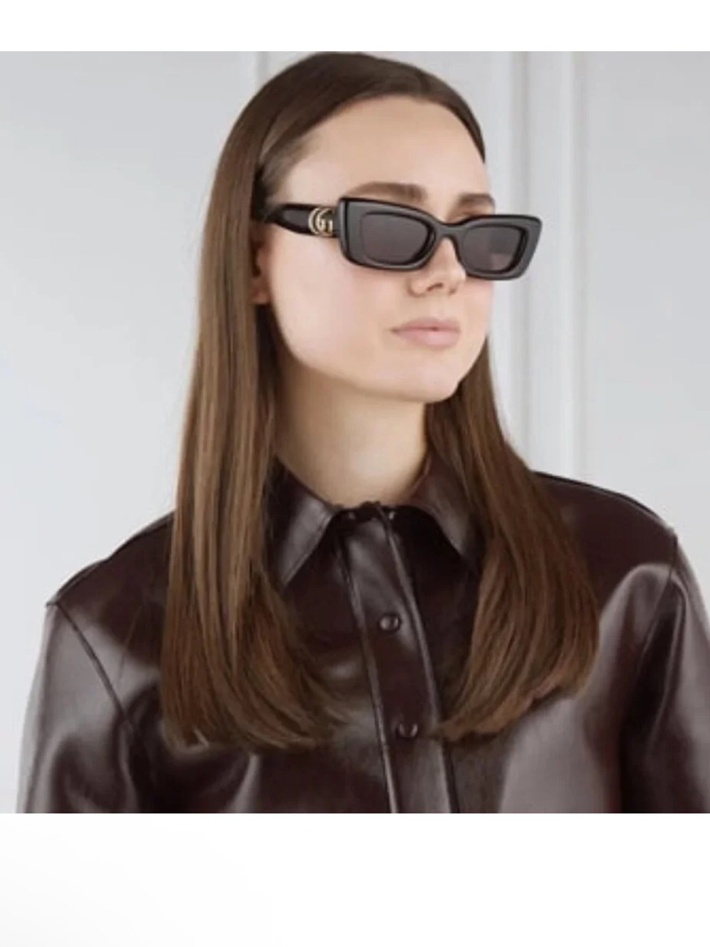 Gucci Sunglasses with Gold GG Accent - Picture 6 of 6